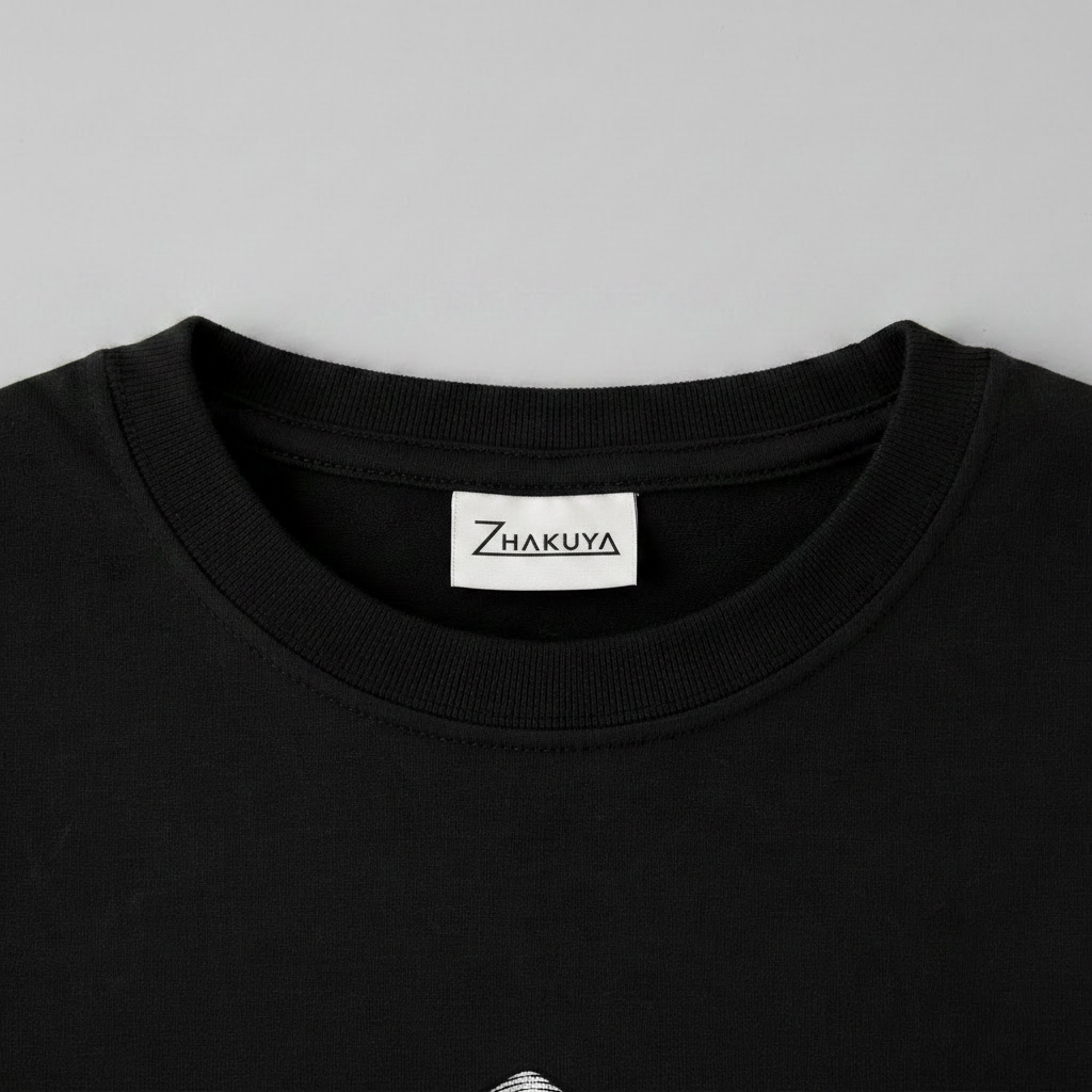 Black Boxy Collar — Zhakuya Light Label