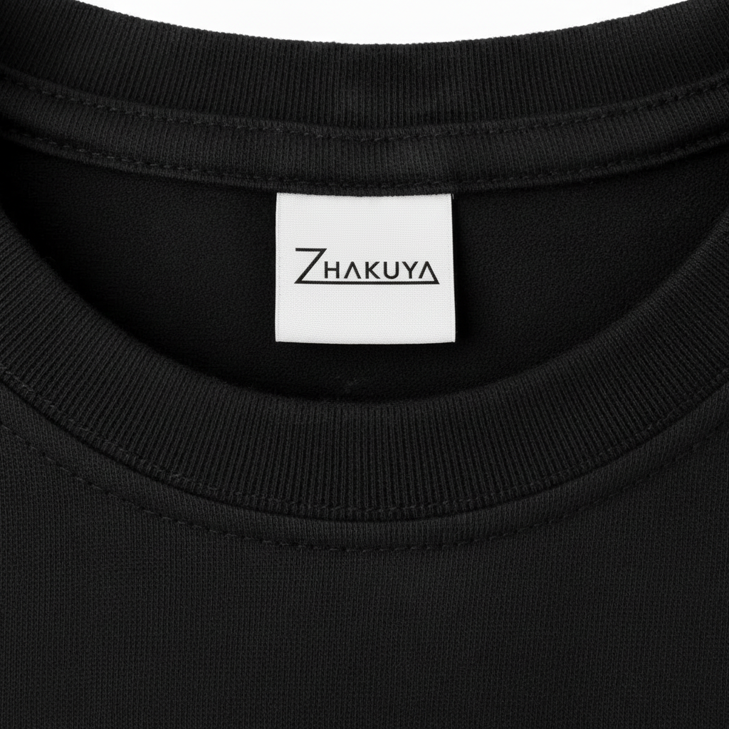 Black Boxy Fit Collar — Zhakuya Light Label HD