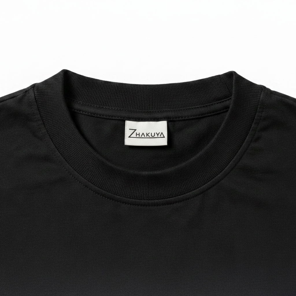 Black Ombré Boxy Collar — Zhakuya Light Label