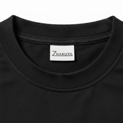Black Ombré Wash Boxy Fit Collar — Zhakuya Light Label