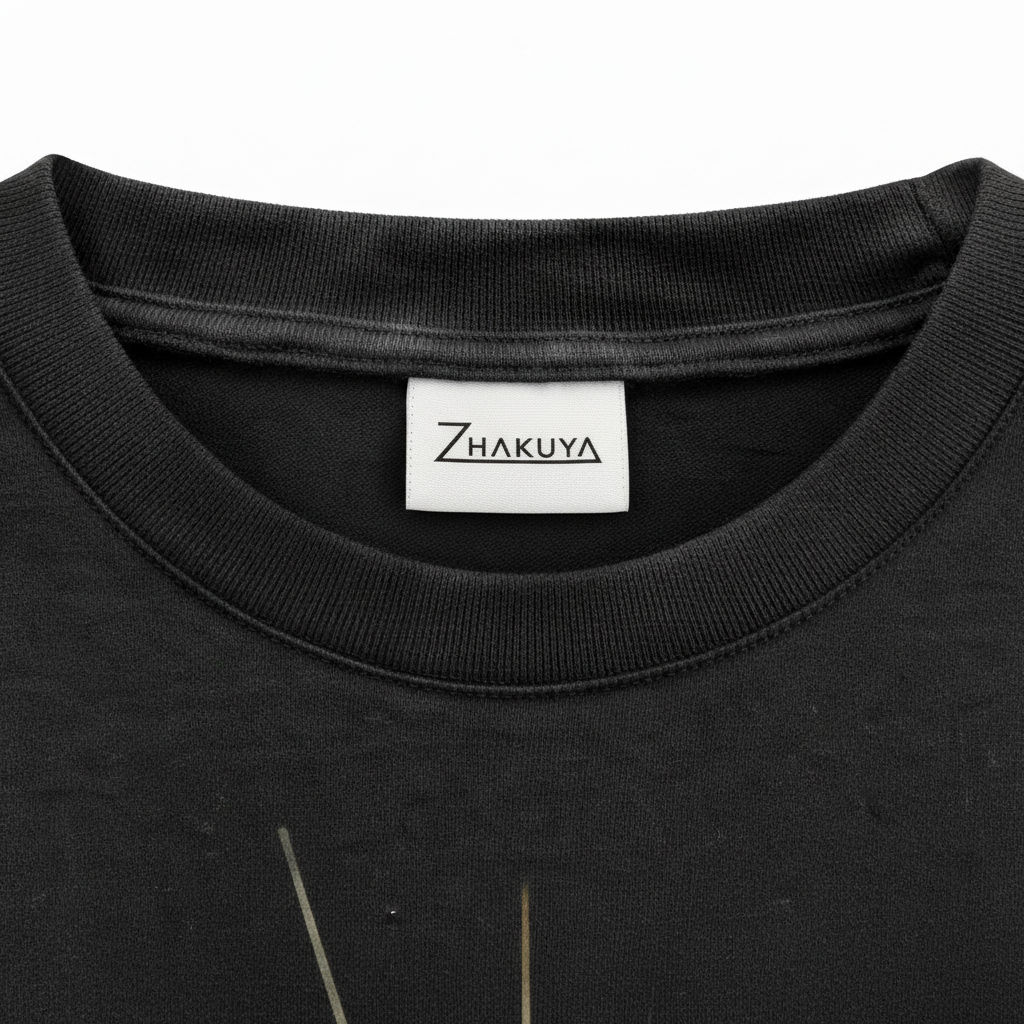 Black Oversized Collar — Zhakuya Light Label