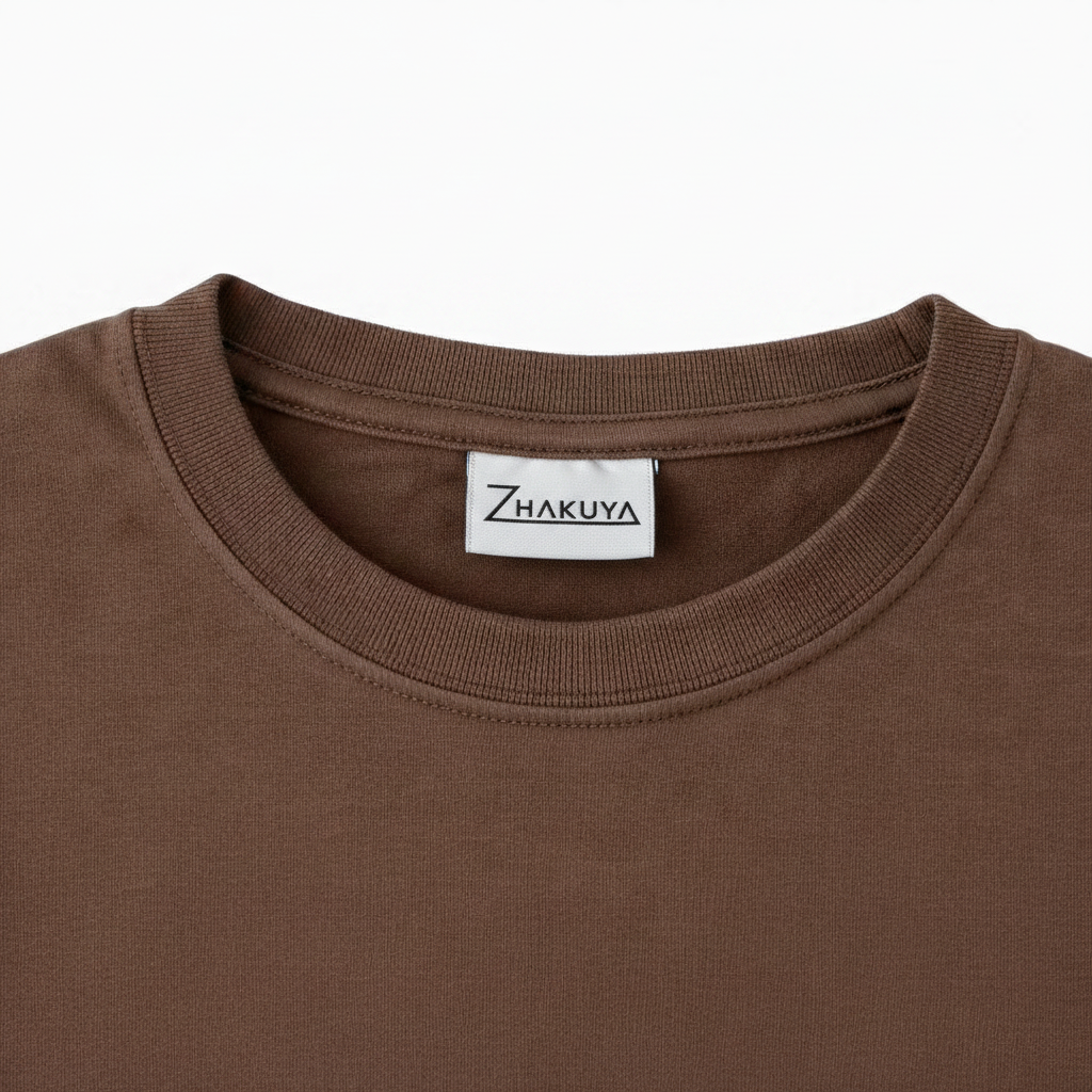 Brown Boxy Collar — Zhakuya Light Label
