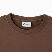 Brown Boxy Collar — Zhakuya Light Label