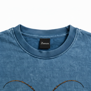 Denim Wash Boxy Collar — Zhakuya Dark Label v2