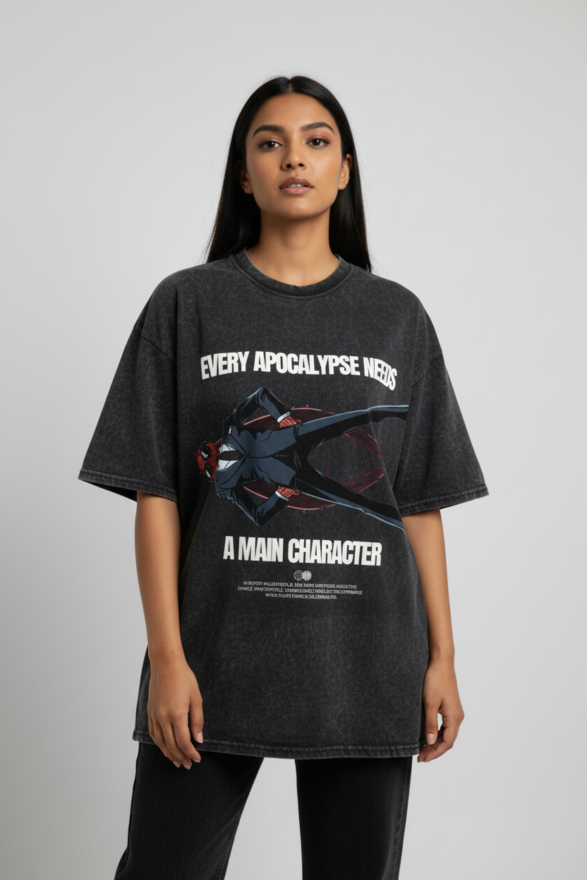 Female - Acidwash Oversized