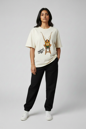 Female front view raw hem