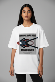 Female model - White Oversized