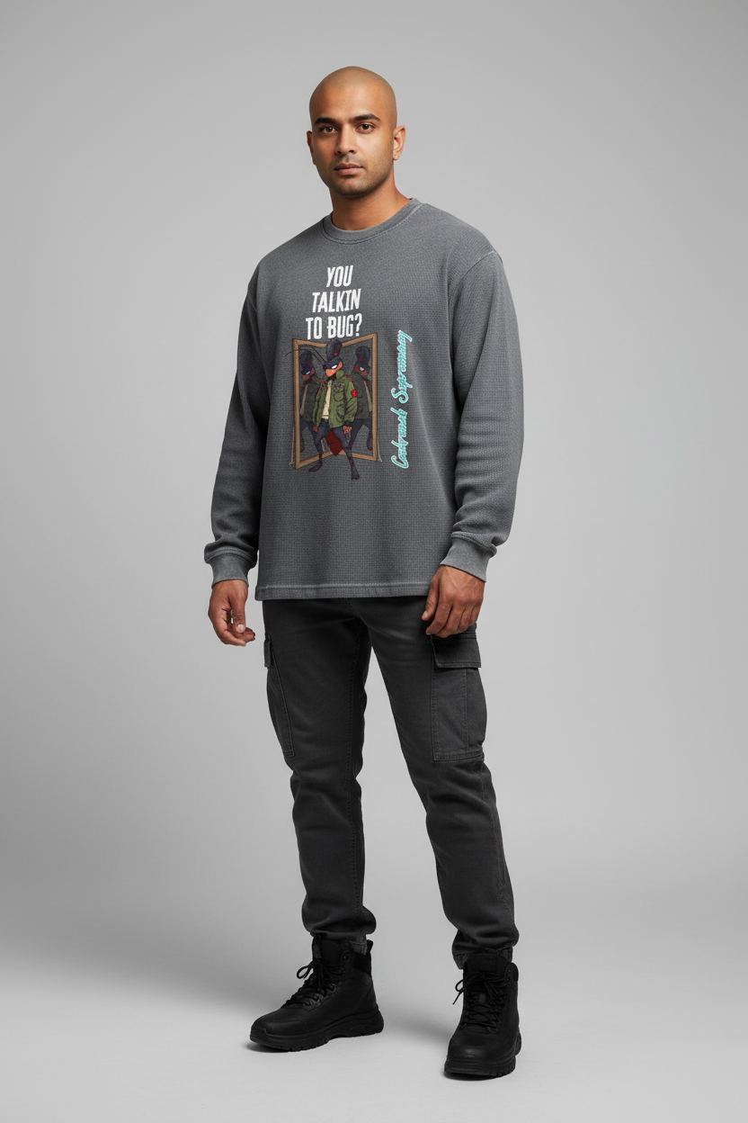 Front view with design