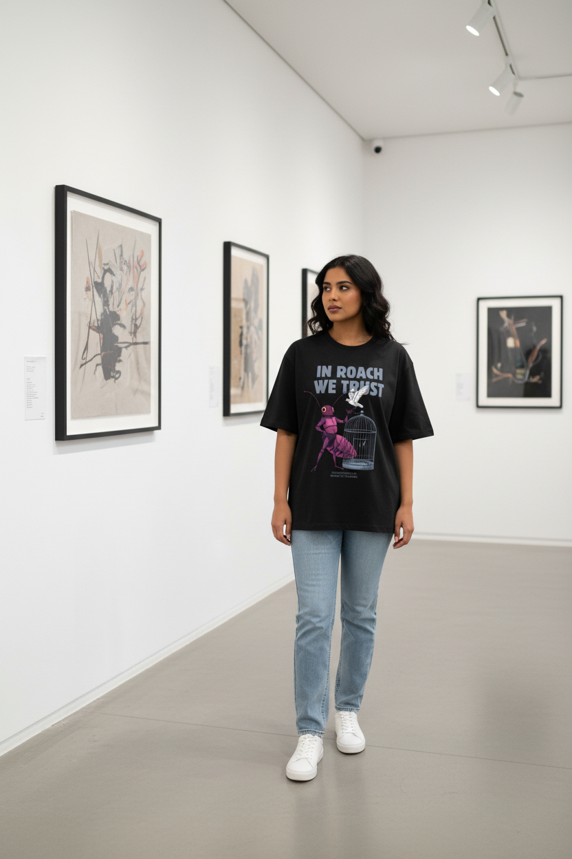Lifestyle art gallery female