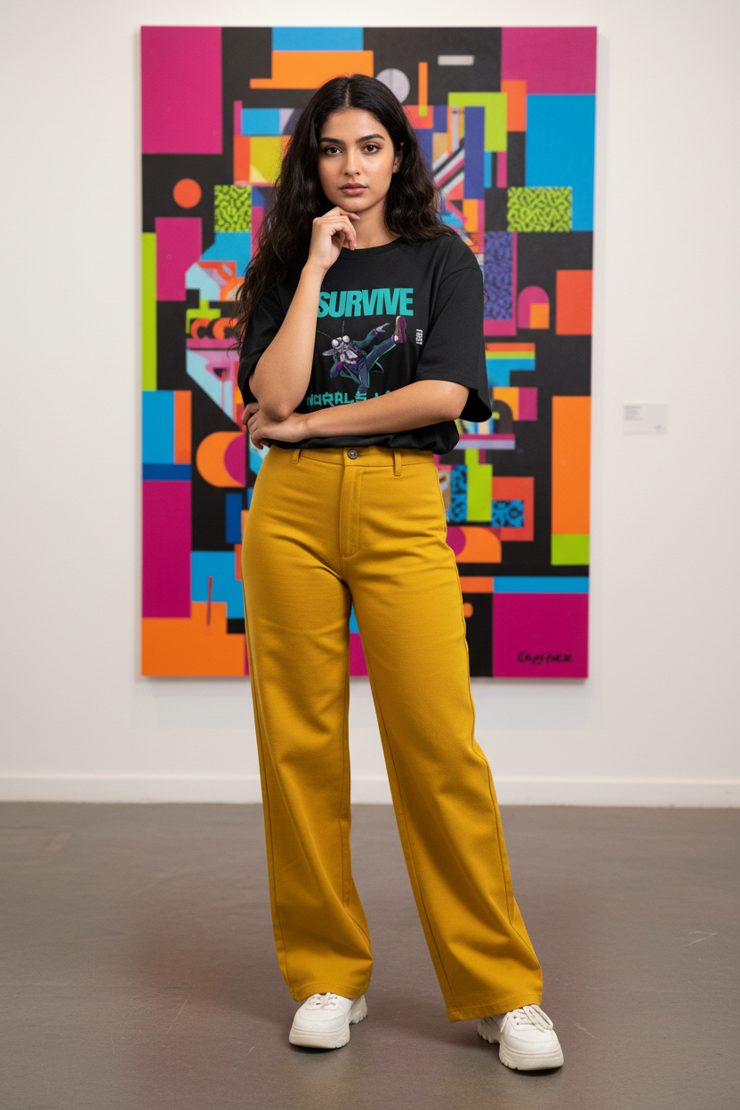 Lifestyle art gallery female