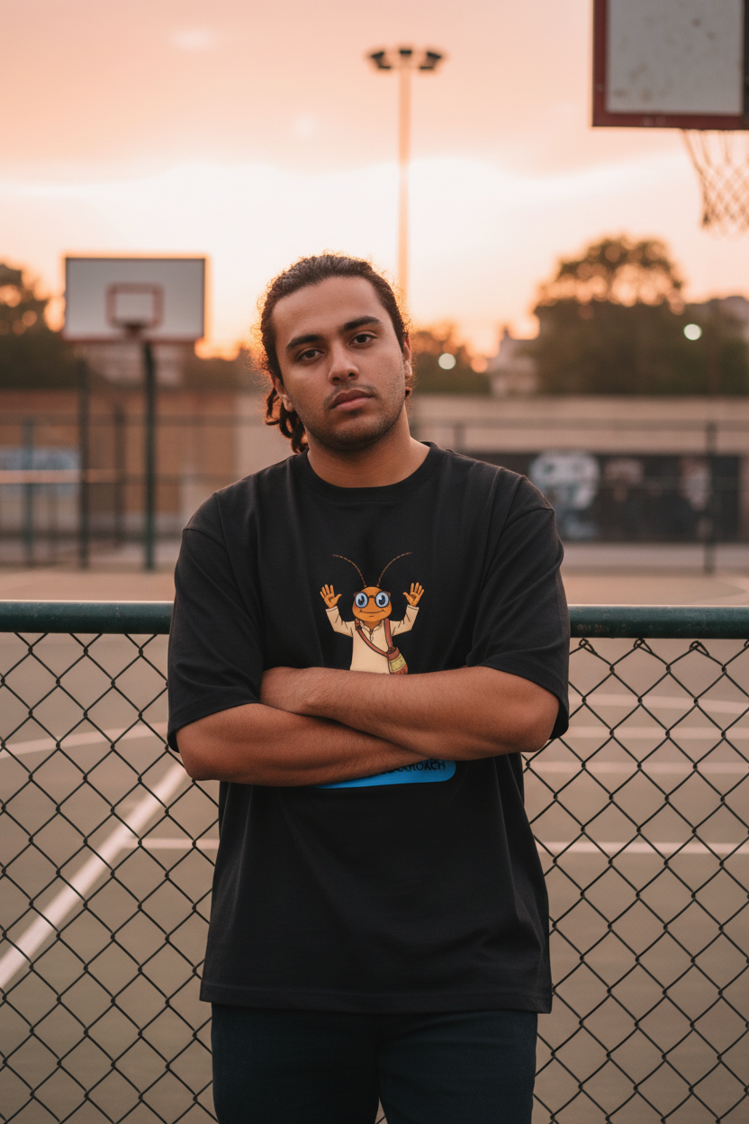 Lifestyle basketball court male