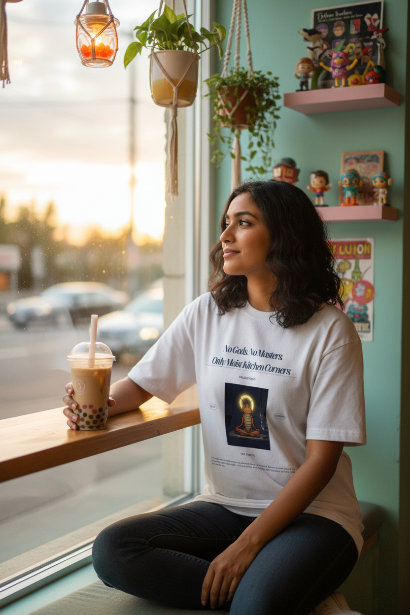 Lifestyle boba shop female