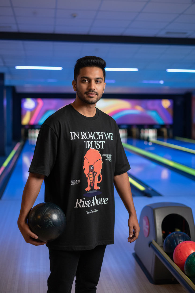 Lifestyle bowling alley male