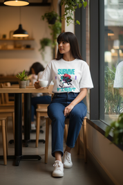 Lifestyle cafe corner female