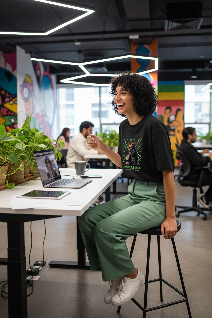 Lifestyle co-working female