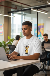 Lifestyle co-working male