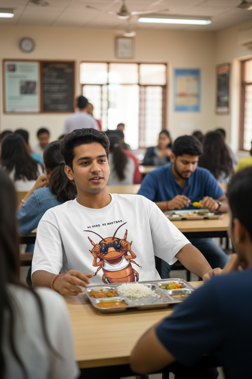 Lifestyle college canteen male