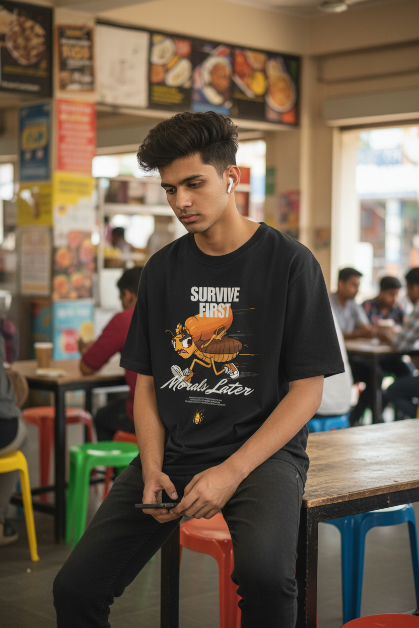 Lifestyle college canteen male