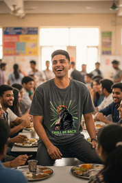 Lifestyle college canteen male