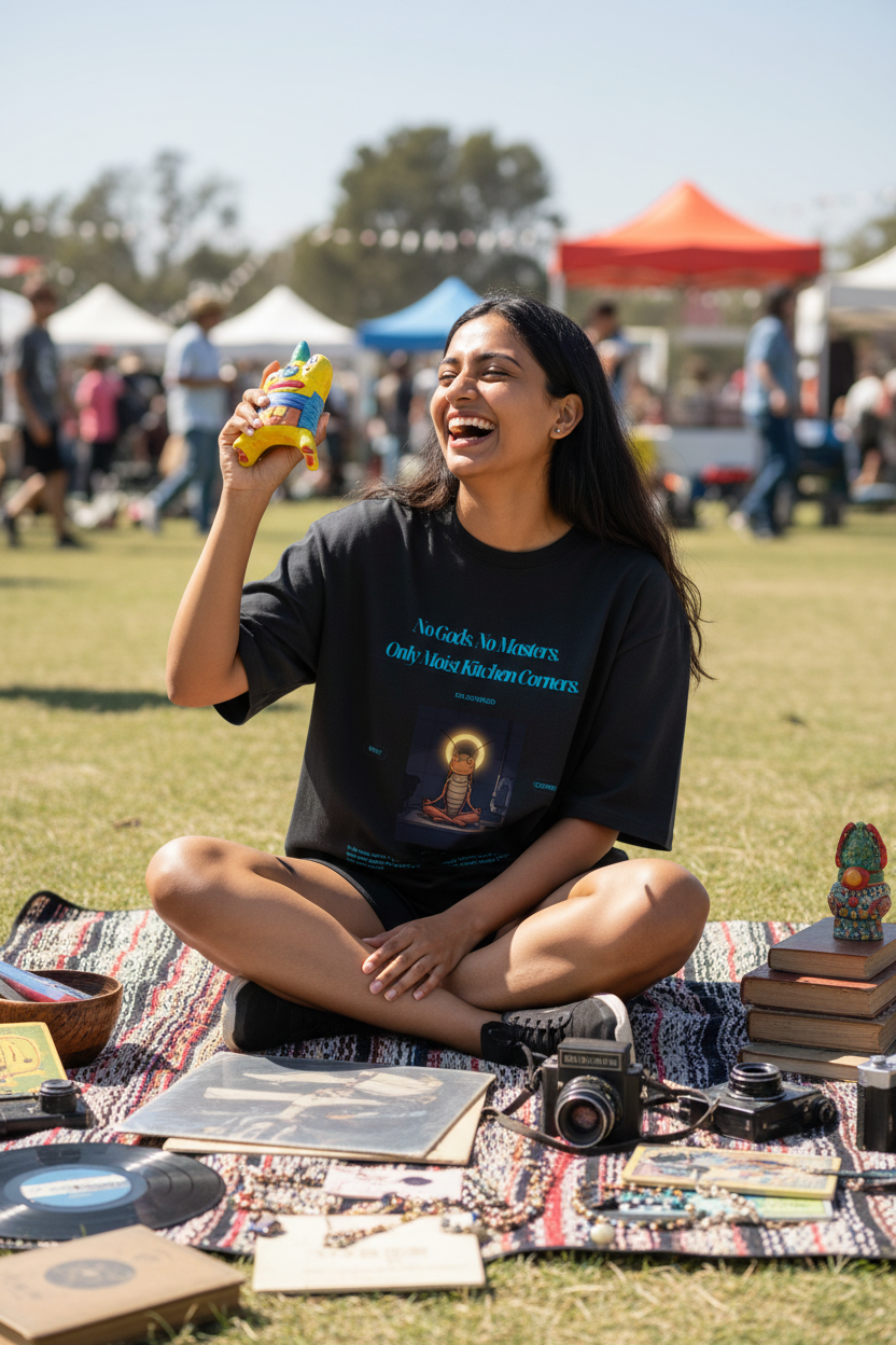 Lifestyle flea market female