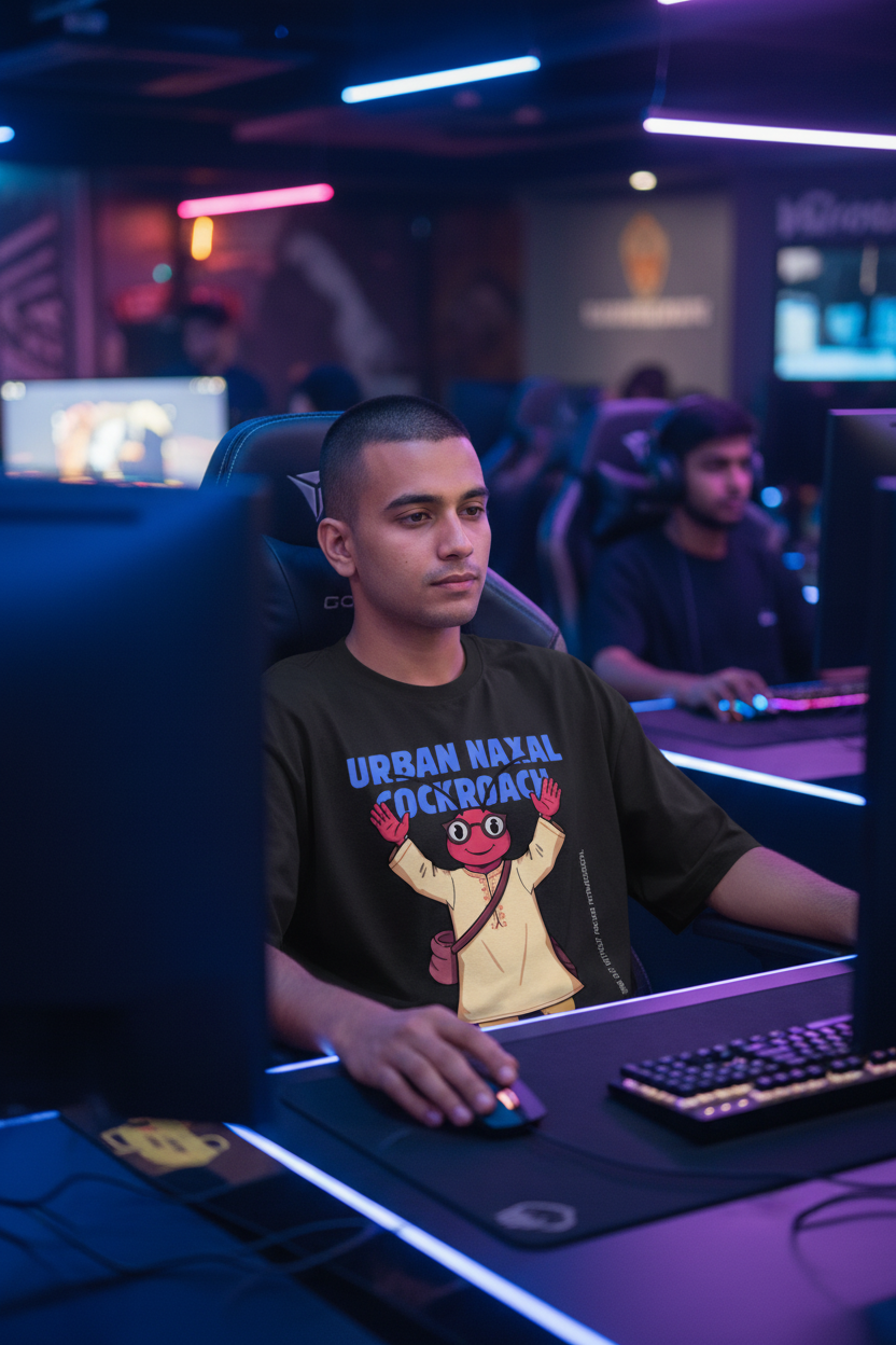 Lifestyle gaming cafe male