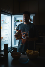 Lifestyle kitchen raid male