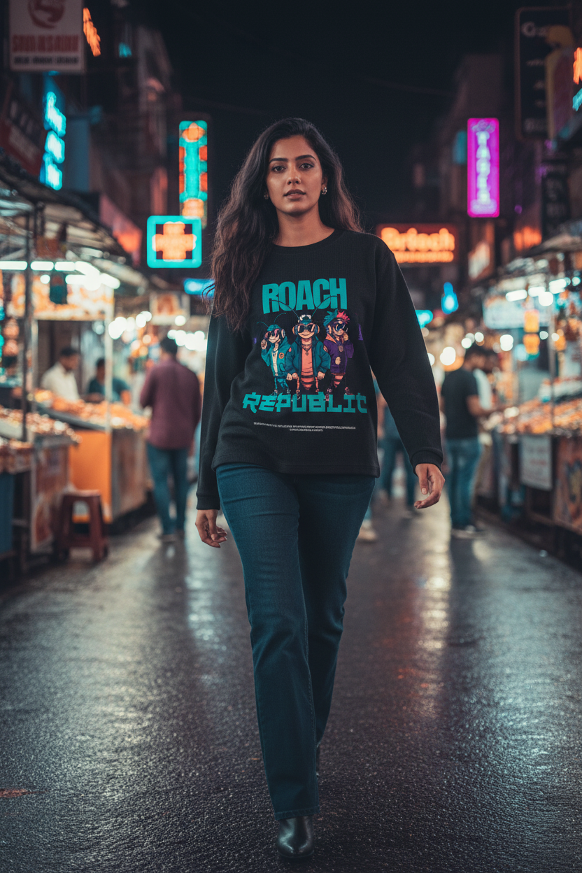 Lifestyle night market female