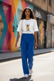 Lifestyle painted street female