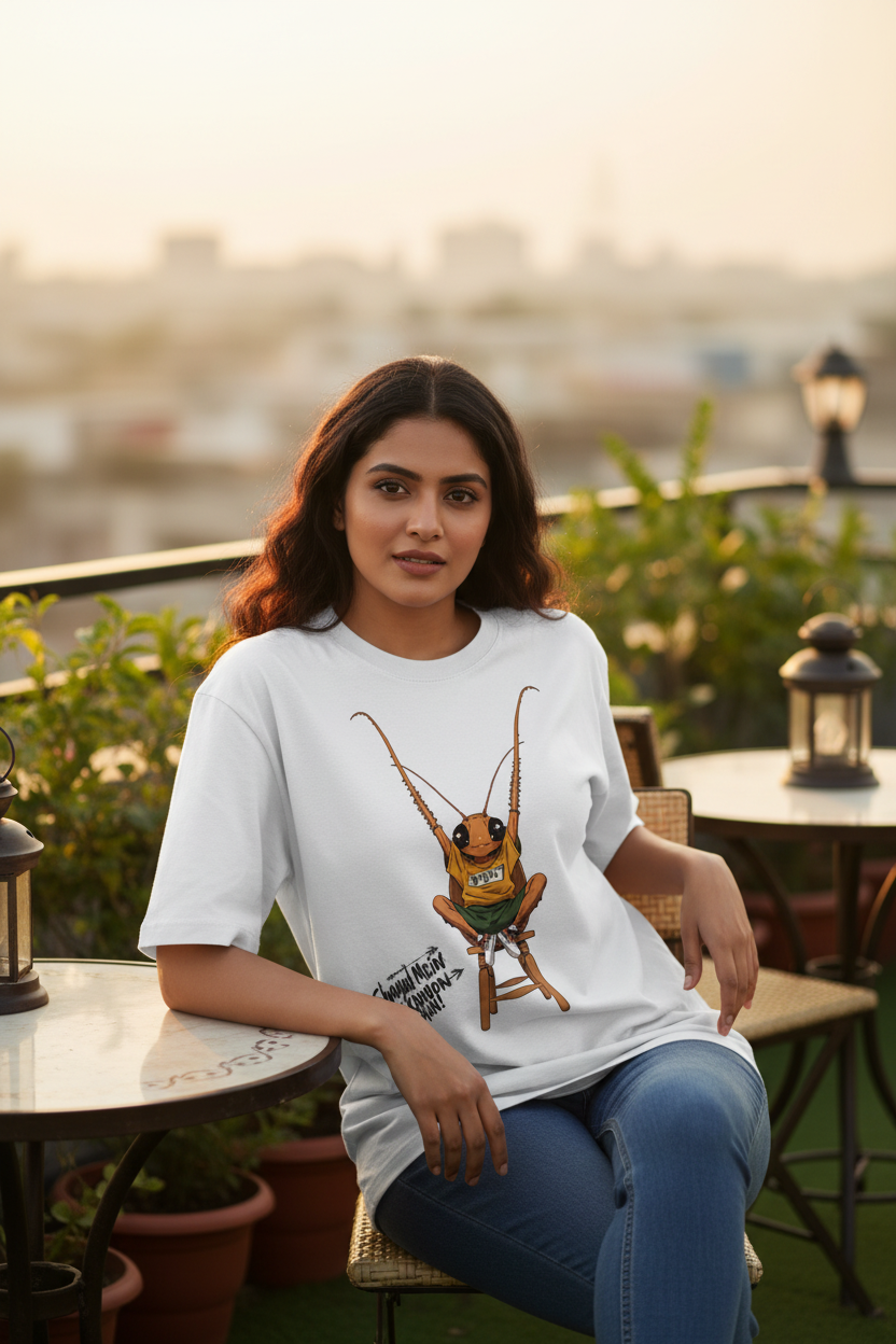 Lifestyle rooftop cafe female