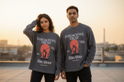 Lifestyle rooftop duo mid-close