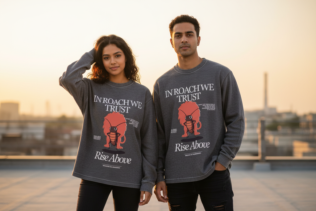 Lifestyle rooftop duo mid-close