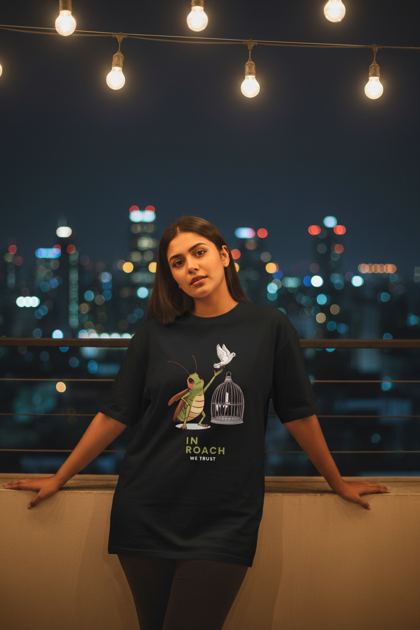 Lifestyle rooftop night female
