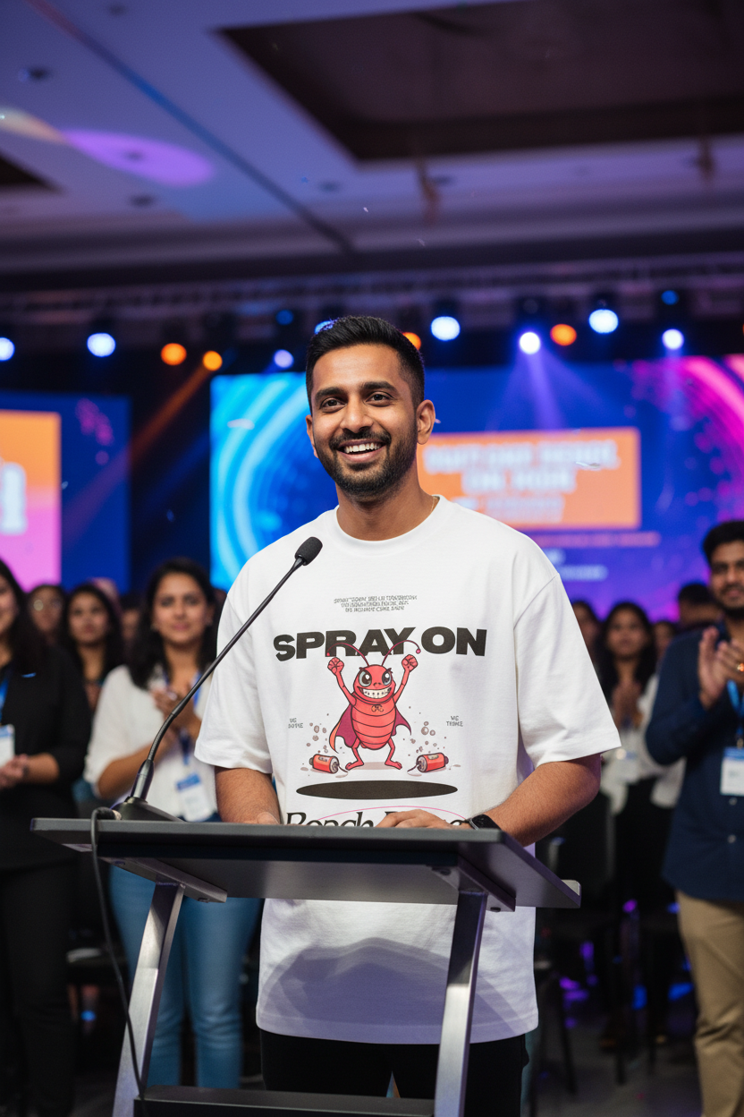 Lifestyle startup pitch male