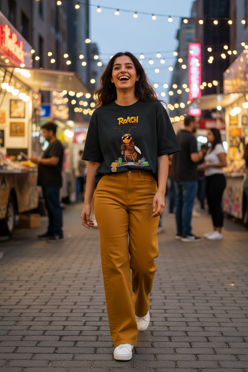 Lifestyle street festival female