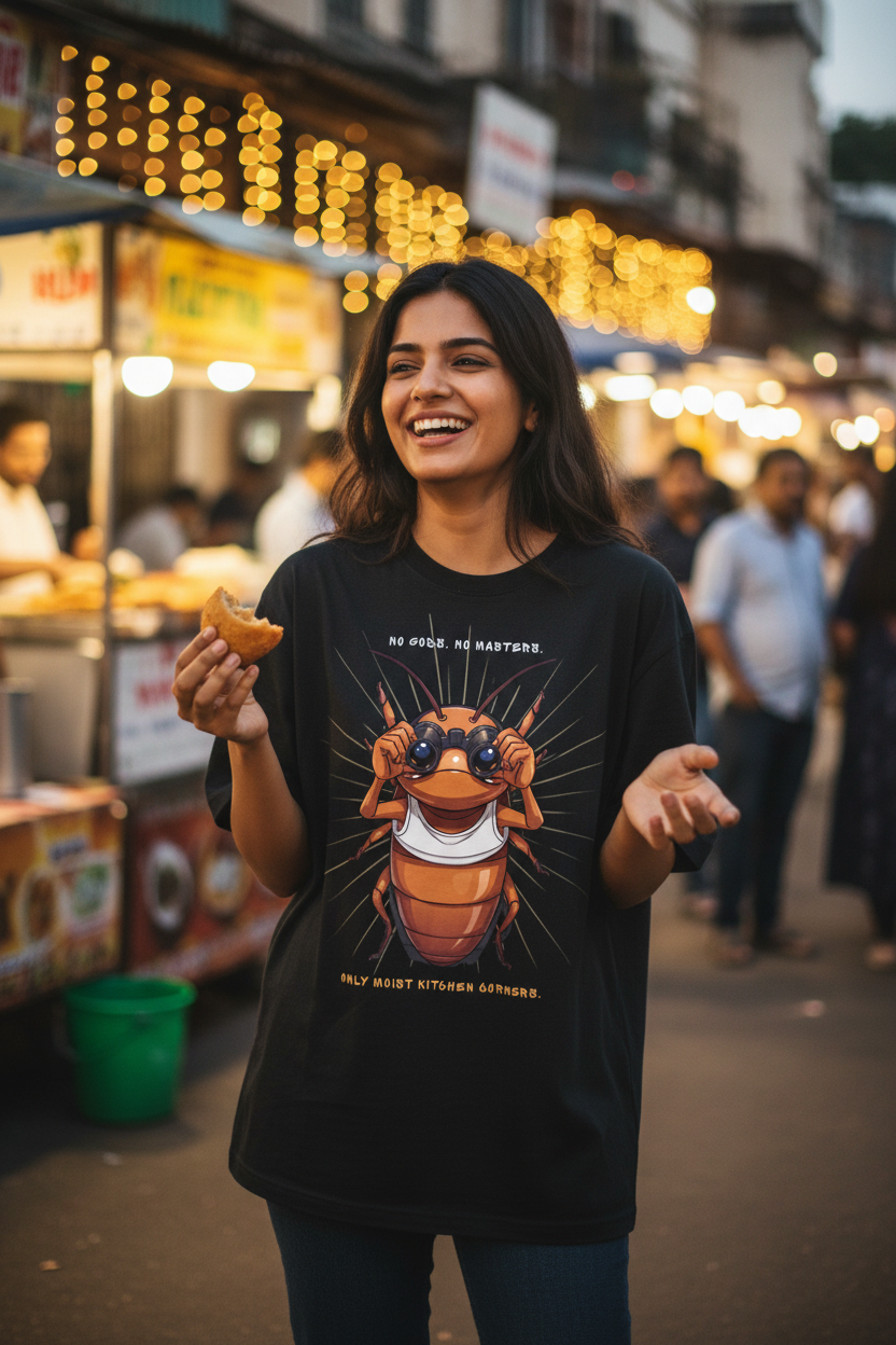 Lifestyle street food female