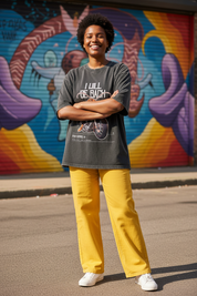 Lifestyle street mural female