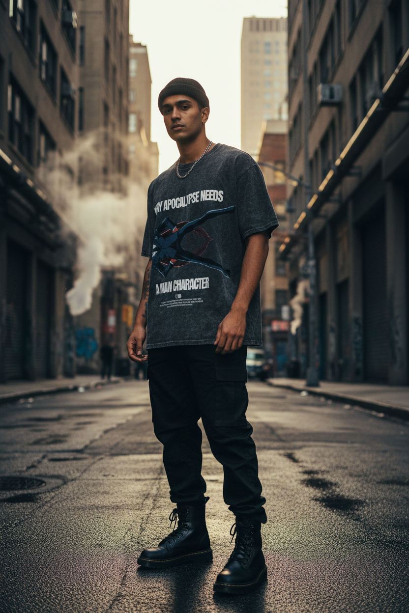 Lifestyle streetwear shot