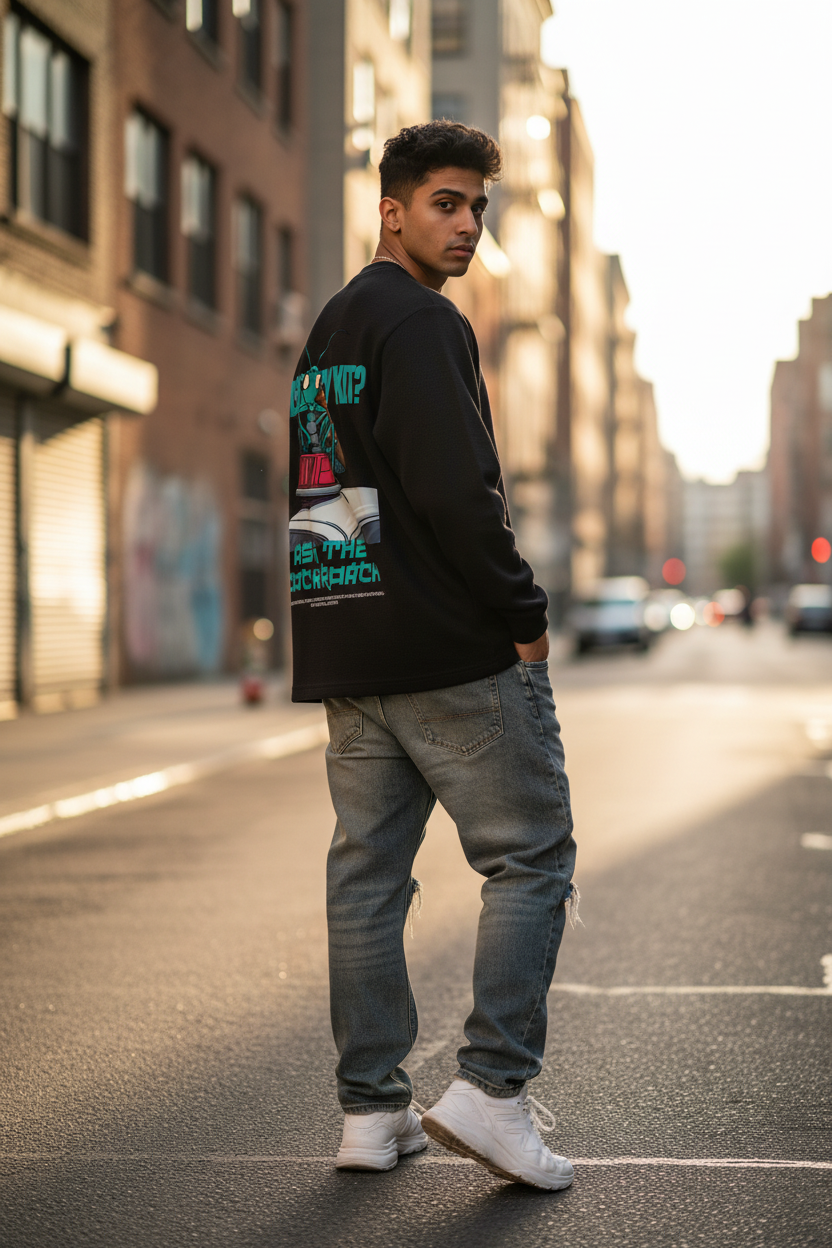 Lifestyle streetwear shot