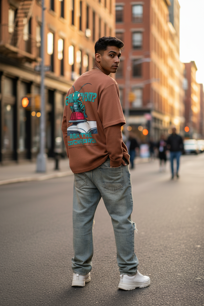 Lifestyle streetwear shot