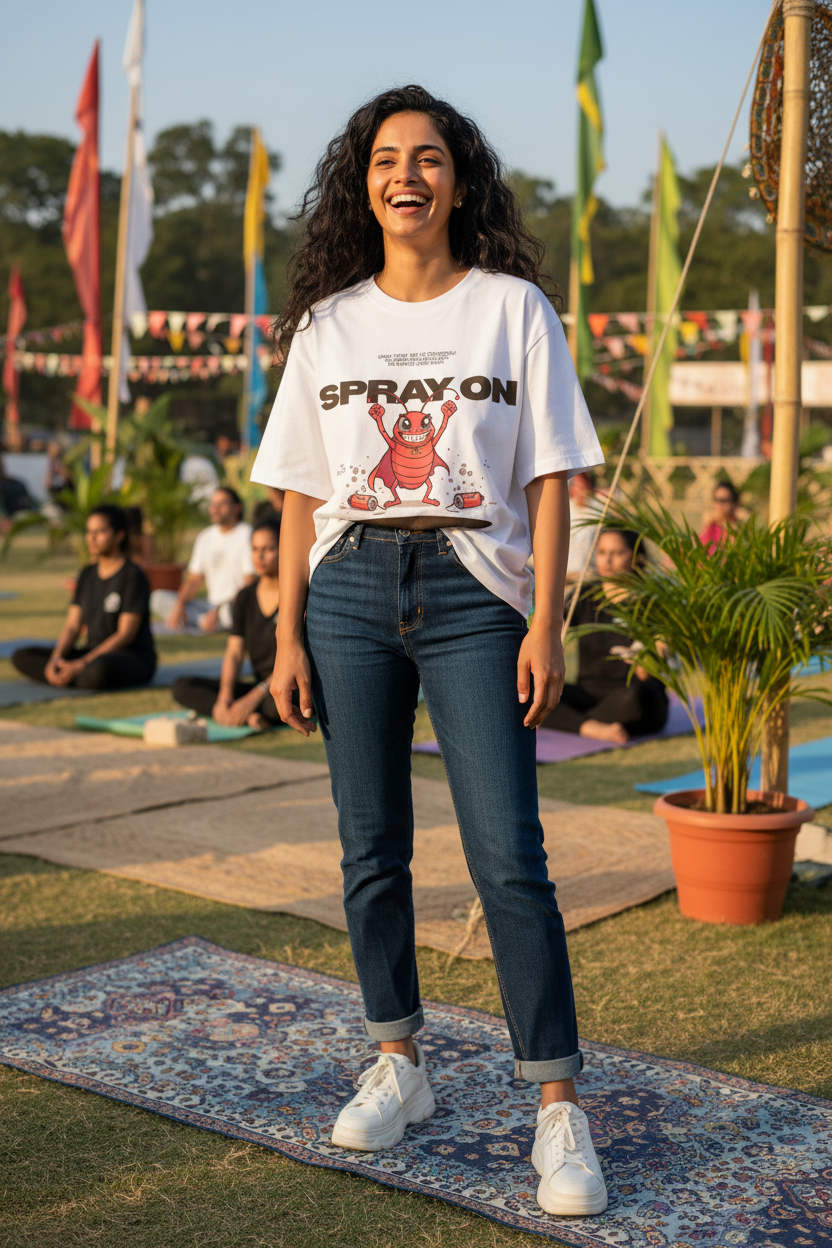 Lifestyle wellness festival female