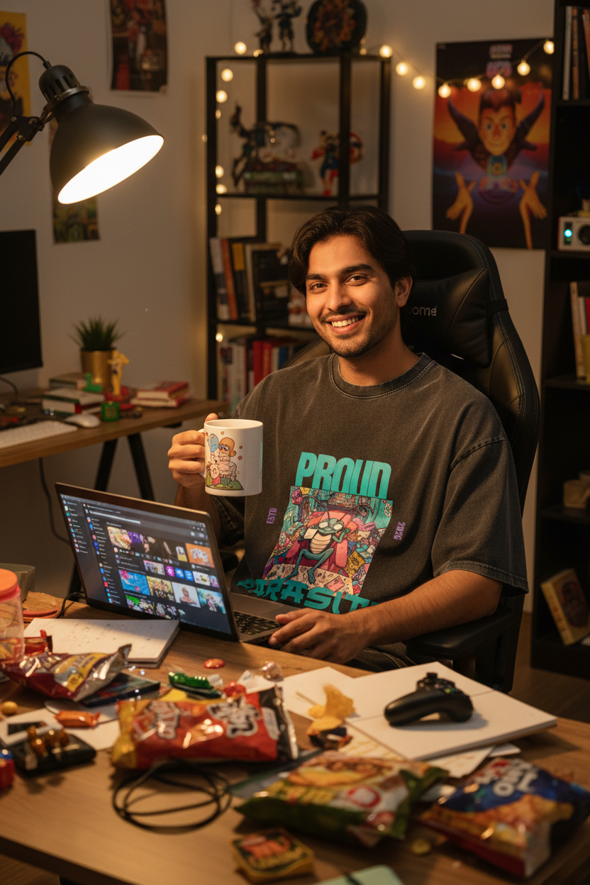 Lifestyle WFH male