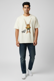 Male front view raw hem