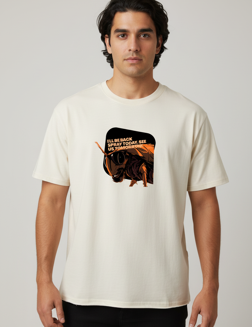 Male front view raw hem