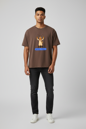 Male front view raw hem