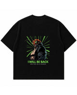 Cockroach Anime - Spray Today, See Us Tomorrow! (Black waffle boxy fit Back Design)