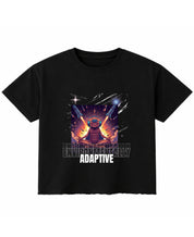 Black Boxy Fit T-shirt Front Design