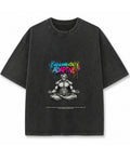 Vintage Fade Wash Oversized T-shirt Front Design