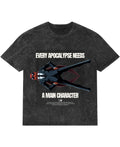 Acidwash Oversized T-shirt Front Design
