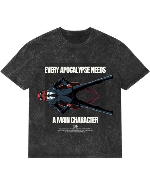 Acidwash Oversized T-shirt Front Design