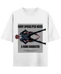 White Oversized T-shirt Front Design